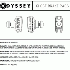 PATINS DE FREIN ODYSSEY GHOST PADS (LA PAIRE) -Magasin de pièces de vélo capture d ecran 2013 06 19 a 16 30 32