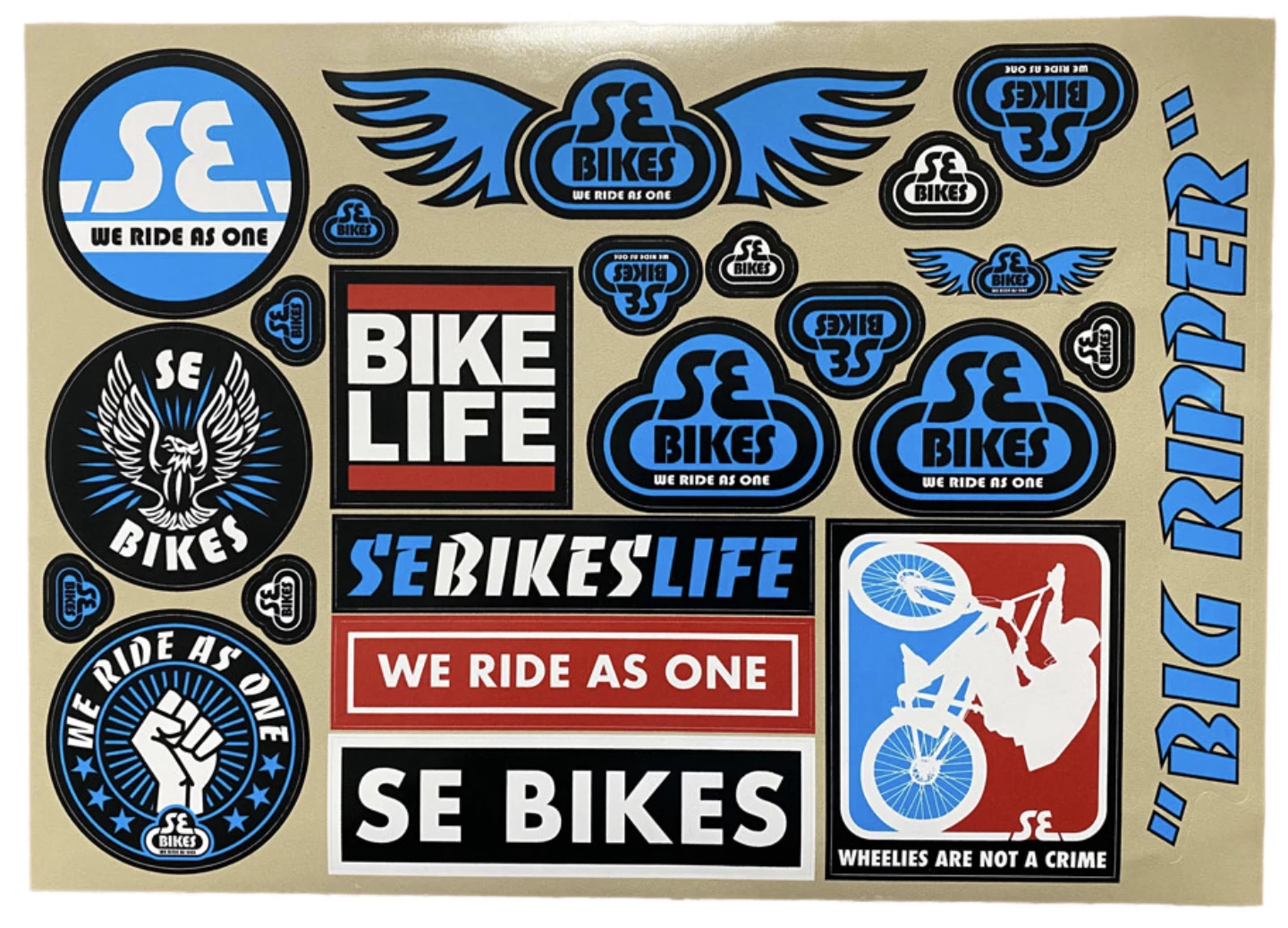Se-bikes STICKERS SE BIKES ASSORTI X25 3 Se-bikes STICKERS SE BIKES ASSORTI X25